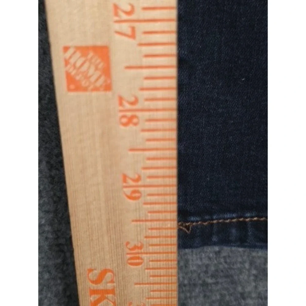 Lane Bryant Straight Tighter Tummy Technology Denim Jeans Dark Wash Sz 26 R Plus - Picture 4 of 10